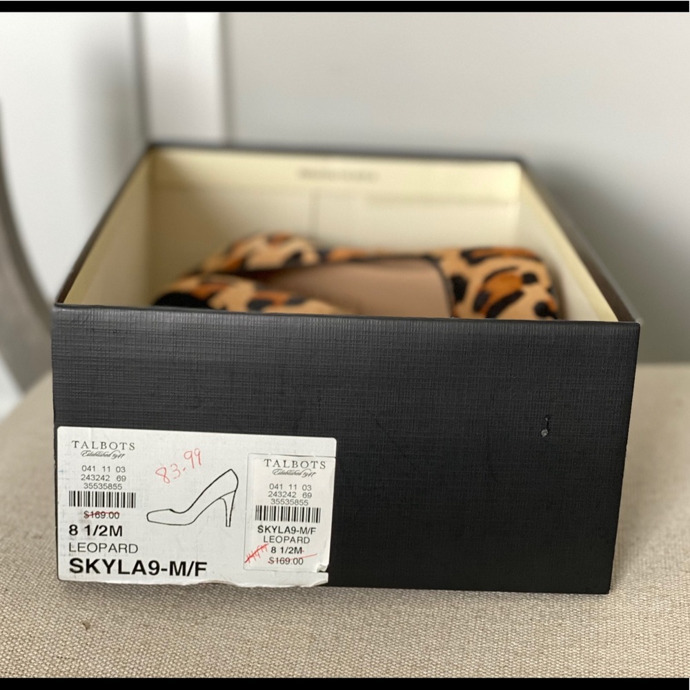 Talbots leopard heels - Picture 3 of 4